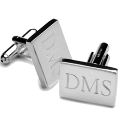 Engraved cufflinks