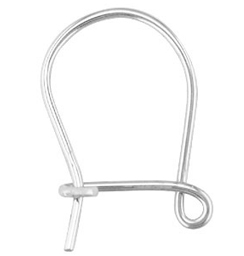 Safety hook earring fitting
