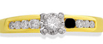 shoulder set ring